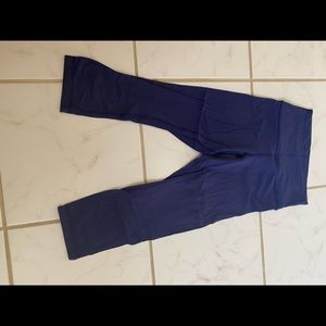 Lululemon align crop leggings navy blue